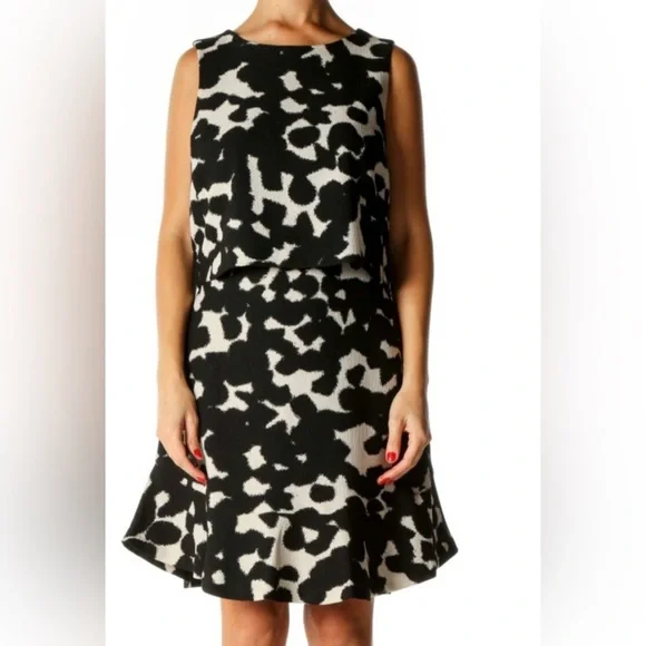 Banana Republic Women’s Layered Flounce Hem A-Line Dress - Picture 7 of 7